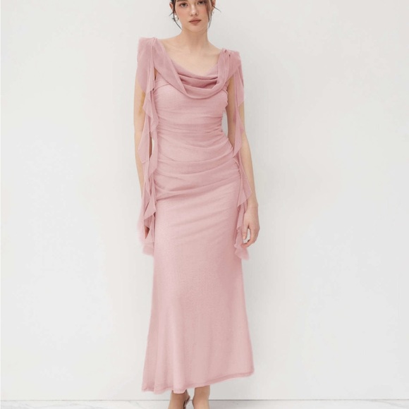 Cider Pink Ruffle Dress - Picture 3 of 3